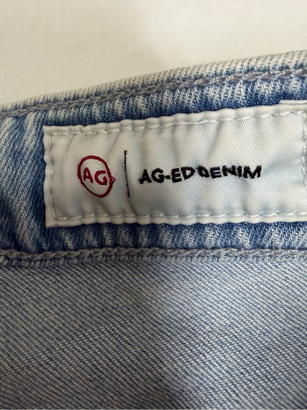 Ag Adriano Alexxis crop Goldschmied Light Blue Relaxed women’s Jeans Sz 29 NWT - Picture 4 of 10